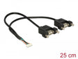 Delock 84839 Cable Usb 2.0 Pin Header Female 1.25 Mm 8 Pin