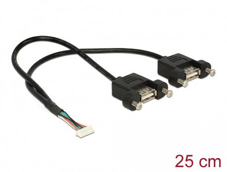 Delock 84839 Cable Usb 2.0 Pin Header Female 1.25 Mm 8 Pin