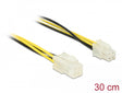 Delock 84954 Extension Cable P4 4 Pin Male > P4 4 Pin Female 30 Cm