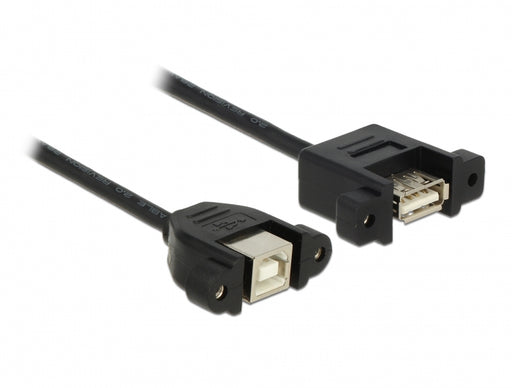 Delock 85107 Cable Usb 2.0 Type-B Female Panel-Mount