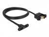 Delock 85110 Cable Usb 2.0 Micro-B Female Panel-Mount