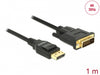 Delock 85312 Cable Displayport 1.2 Male > Dvi 24+1 Male Passive