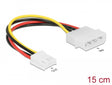 Delock 85337 Cable Power 4 Pin Male > 4 Pin Floppy Female 15 Cm