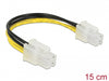 Delock 85450 Power Cable P4 Male > P4 Male 15 Cm