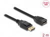 Delock 80002 Displayport 1.2 Extension Cable 4K 60 Hz 2 M