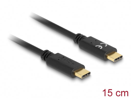 Delock 85356 Usb Type-C™ Charging Cable 15 Cm Pd 5 A With E-Marker