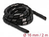 Delock 19024 Spiral Hose Flexible 2 M X 16 Mm Black