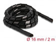 Delock 19024 Spiral Hose Flexible 2 M X 16 Mm Black