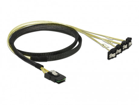 Delock 85687 Cable Mini Sas Sff-8087 > 4 X Sata 7 Pin Angled 1 M