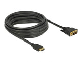 Delock 85656 Hdmi To Dvi 24+1 Cable Bidirectional 5 M