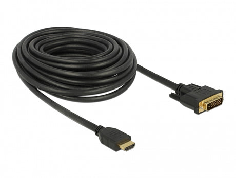 Delock 85657 Hdmi To Dvi 24+1 Cable Bidirectional 10 M