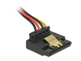 Delock 85510 Cable Power Floppy 4 Pin Female > Sata 15 Pin Female Metal 30 Cm