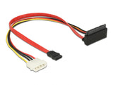 Delock 85514 Cable Sata 6 Gb/S 7 Pin Receptacle + Molex 4 Pin Power Plug