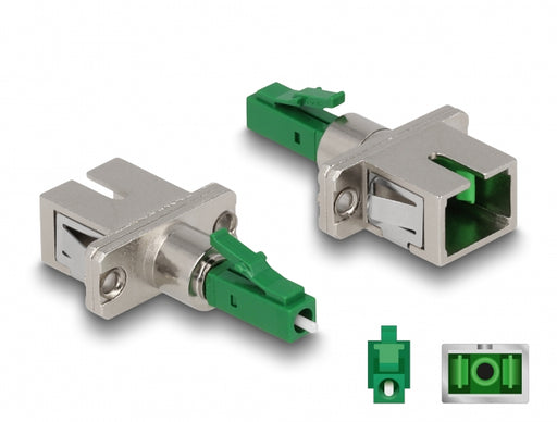 Delock 87943 Optical Fiber Hybrid Coupler Lc Simplex Male To Sc Simplex Female