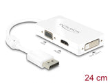 Delock 62655 Adapter Displayport 1.1 Male > Vga / Hdmi / Dvi Female