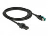 Delock 85483 Poweredusb Cable Male 12 V > 2 X 4 Pin Male 2 M