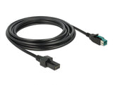 Delock 85485 Poweredusb Cable Male 12 V > 2 X 4 Pin Male 4 M