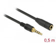 Delock 85627 Stereo Jack Extension Cable 3.5 Mm 4 Pin Male To Female