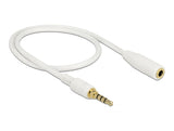 Delock 85628 Stereo Jack Extension Cable 3.5 Mm 4 Pin Male To Female