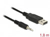 Delock 83788 Converter Usb 2.0 Male > Ttl 2.5 Mm 3 Pin Stereo Jack Male 1.8 M