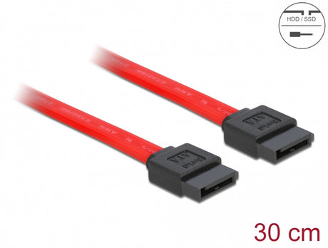 Delock 84247 Sata 3 Gb/S Cable 30 Cm Red