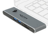 Delock 87752 Docking Station Dual Usb Type-C™ With Hdmi / Usb 3.2 / Sd / Pd 3.0