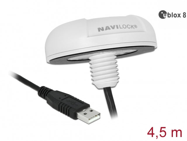 Navilock 62532 Nl-8022Mu Usb 2.0 Multi Gnss Receiver U-Blox 8 4.5 M