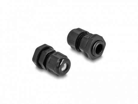 Delock 60467 Ex Cable Gland M12 Black 2 Pieces