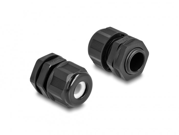 Delock 60469 Ex Cable Gland M16 Black 2 Pieces