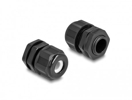 Delock 60469 Ex Cable Gland M16 Black 2 Pieces