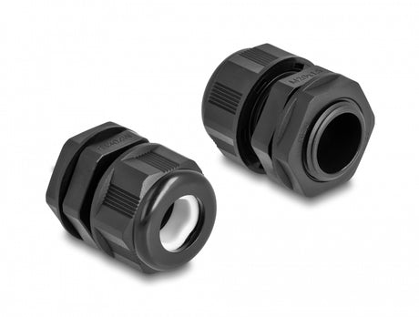 Delock 60471 Ex Cable Gland M20 Black 2 Pieces