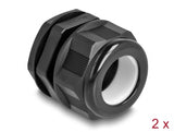 Delock 60475 Ex Cable Gland M32 Black 2 Pieces