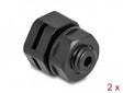 Delock 60477 Ventilation Plug M6 Black 2 Pcs