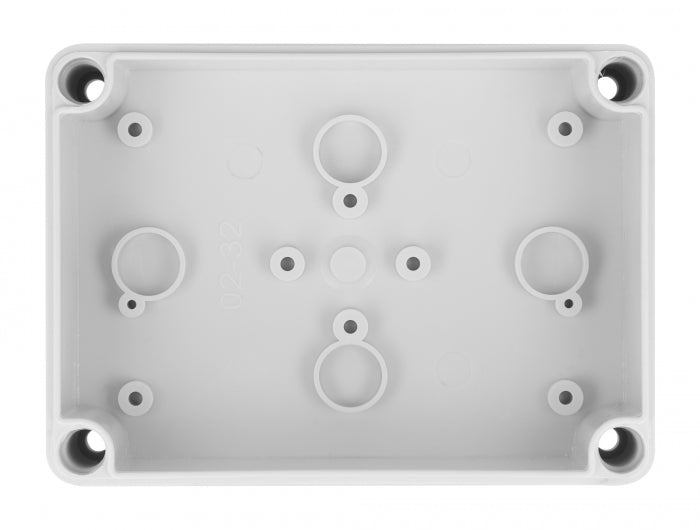 Delock 60489 Installation Housing With Cable Entries 130 X 93 X 57 Mm Grey