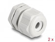 Delock 60470 Ex Cable Gland M16 Grey 2 Pieces