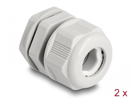 Delock 60472 Ex Cable Gland M20 Grey 2 Pieces