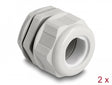 Delock 60476 Ex Cable Gland M32 Grey 2 Pieces