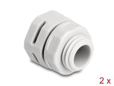 Delock 60480 Ventilation Plug M12 Grey 2 Pcs