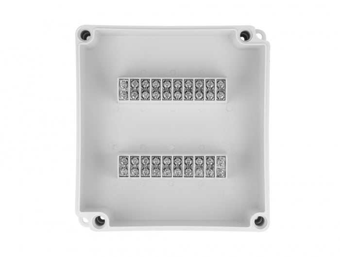 Delock 60490 Installation Housing With Cable Entries 170 X 160 X 70 Mm Grey