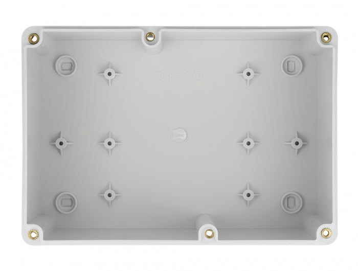 Delock 60492 Installation Housing With Cable Entries 180 X 125 X 90 Mm Grey