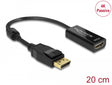 Delock 62609 Adapter Displayport 1.2 Male > Hdmi Female 4K Passive Black