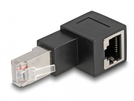 Delock 87861 Rj45 Plug To Rj45 Jack Adapter Cat.6A 90° Upwards Angled