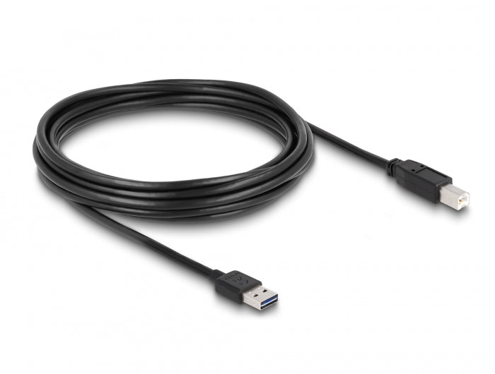 Delock 85553 Cable Easy-Usb 2.0 Type-A Male > Usb 2.0 Type-B Male 5 M Black