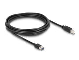 Delock 85553 Cable Easy-Usb 2.0 Type-A Male > Usb 2.0 Type-B Male 5 M Black