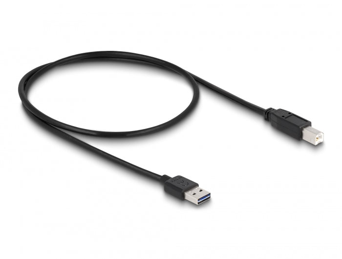 Delock 83684 Cable Easy-Usb 2.0 Type-A Male > Usb 2.0 Type-B Male 0,5 M Black