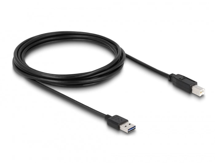 Delock 83360 Cable Easy-Usb 2.0 Type-A Male > Usb 2.0 Type-B Male 3 M Black