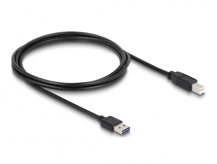 Delock 83359 Cable Easy-Usb 2.0 Type-A Male > Usb 2.0 Type-B Male 2 M Black