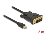 Delock 83990 Cable Mini Displayport 1.1 Male > Dvi 24+1 Male 3 M