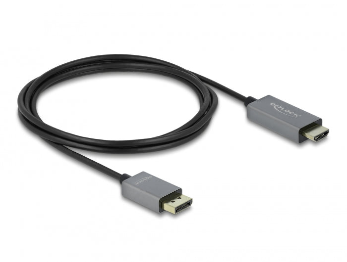 Delock 85929 Active Displayport 1.4 To Hdmi Cable 4K 60 Hz (Hdr) 2 M