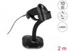 Delock 90584 Usb Barcode Scanner 1D With Connection Cable And Stand